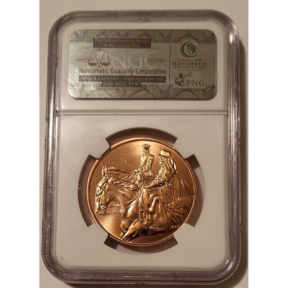 2011 Julia Grant U.S. Mint First Spouse Bronze Medal BU NGC - Picture 2 of 2